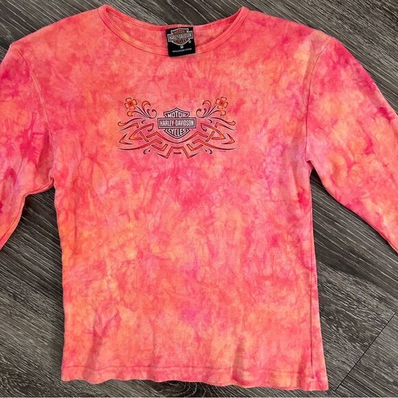 Harley Davidson Long sleeve Tie Dye - Picture 2 of 7